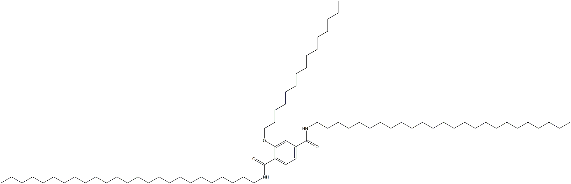 2-(Pentadecyloxy)-N,N'-dipentacosylterephthalamide 구조식 이미지