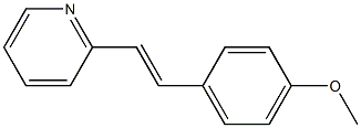 4-Methoxy-2'-stilbazole 구조식 이미지