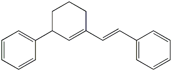 3-Phenyl-1-[(Z)-2-phenylethenyl]-1-cyclohexene Structure