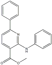 2-(Phenylamino)-6-phenylpyridine-3-carboxylic acid methyl ester Structure