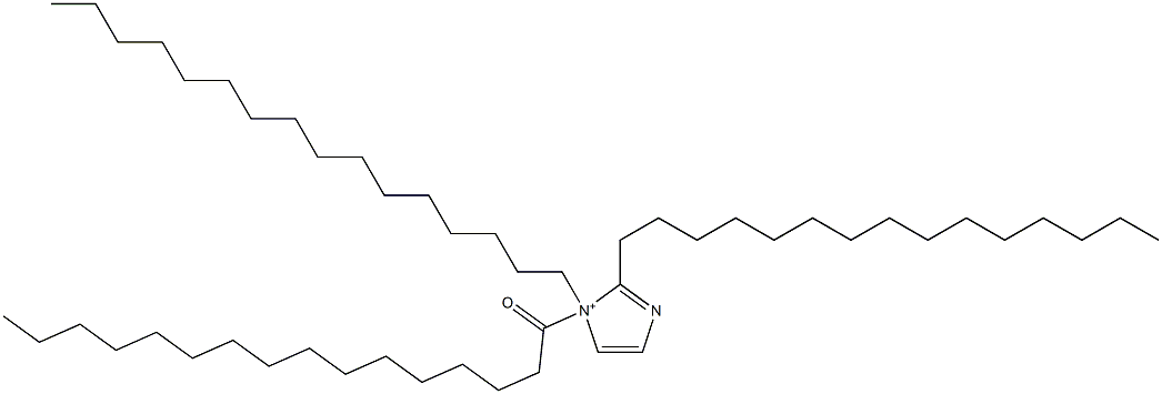 1-Hexadecyl-1-hexadecanoyl-2-pentadecyl-1H-imidazol-1-ium Structure