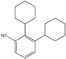 Cyclohexylcyclohexylphenol 구조식 이미지