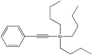 1-Phenyl-2-(tributylstannyl)acetylene 구조식 이미지