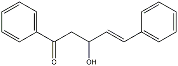 1-Phenyl-3-hydroxy-5-phenyl-4-pentene-1-one Structure