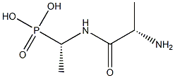 [(1S)-1-(L-Alanylamino)ethyl]phosphonic acid 구조식 이미지