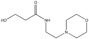 N-(2-Morpholinoethyl)-3-hydroxypropionamide 구조식 이미지