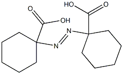1,1'-Azobis(cyclohexane-1-carboxylic acid) Structure