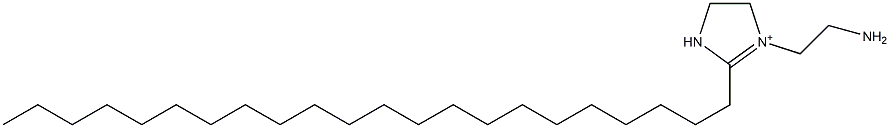 1-(2-Aminoethyl)-2-docosyl-1-imidazoline-1-ium 구조식 이미지