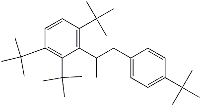 2-(2,3,6-Tri-tert-butylphenyl)-1-(4-tert-butylphenyl)propane Structure