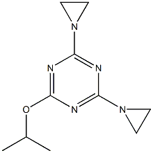 6-Isopropoxy-2,4-bis(1-aziridinyl)-1,3,5-triazine Structure