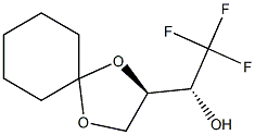 (2R)-2-[(R)-2,2,2-Trifluoro-1-hydroxyethyl]-1,4-dioxaspiro[4.5]decane Structure