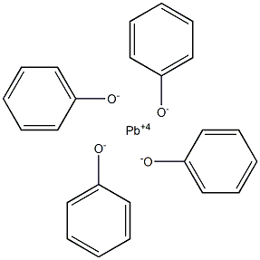 Lead(IV)tetraphenolate Structure