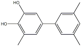 6-Methyl-4-(3,5-dimethylphenyl)benzene-1,2-diol Structure