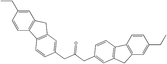 7-Ethyl-9H-fluoren-2-yl(methyl) ketone 구조식 이미지