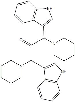 1H-Indol-3-yl(piperidinomethyl) ketone Structure