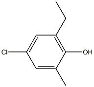 4-Chloro-2-methyl-6-ethylphenol 구조식 이미지
