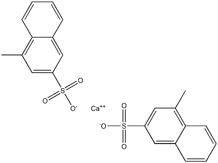 Bis(4-methyl-2-naphthalenesulfonic acid)calcium salt 구조식 이미지