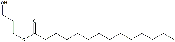 Myristic acid 3-hydroxypropyl ester Structure