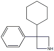 3-Cyclohexyl-3-phenylazetidine 구조식 이미지