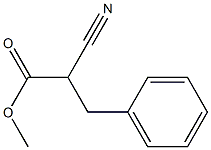 2-Cyano-3-phenylpropanoic acid methyl ester 구조식 이미지