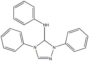 4,5-Dihydro-1,4-diphenyl-5-anilino-1H-1,2,4-triazole Structure