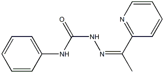 1-(2-Pyridyl)ethanone 4-phenylsemicarbazone 구조식 이미지