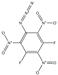 1,3-Difluoro-5-azido-2,4,6-trinitrobenzene Structure