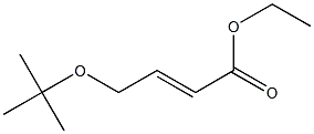 4-tert-Butoxycrotonic acid ethyl ester 구조식 이미지