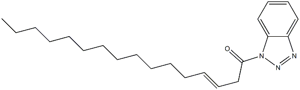 1-(3-Hexadecenoyl)-1H-benzotriazole Structure