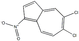 1-Nitro-5,6-dichloroazulene 구조식 이미지