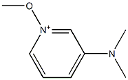 3-(Dimethylamino)-1-methoxypyridin-1-ium 구조식 이미지