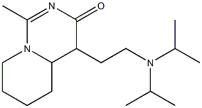 4-(2-Diisopropylaminoethyl)-1-methyl-4,4a,5,6,7,8-hexahydro-3H-pyrido[1,2-c]pyrimidin-3-one Structure