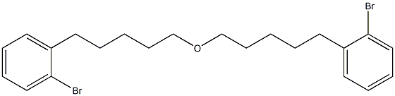 2-Bromophenylpentyl ether 구조식 이미지