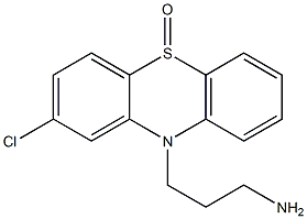 2-Chloro-10-[3-(amino)propyl]-10H-phenothiazine 5-oxide Structure