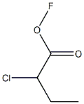 Hypofluorous acid 2-chlorobutyryl ester Structure