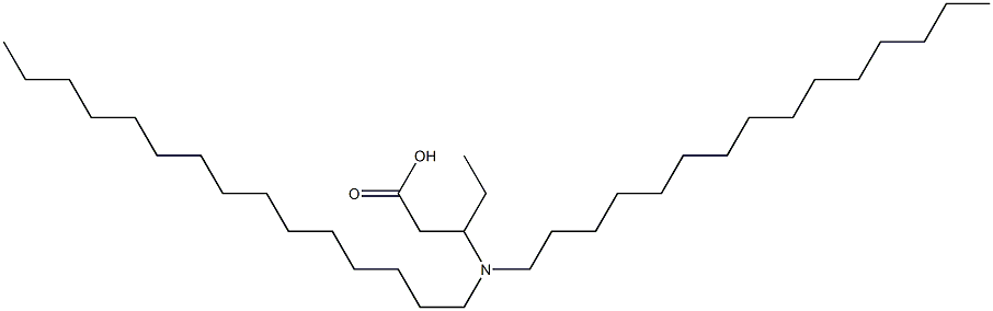 3-(Dipentadecylamino)valeric acid Structure