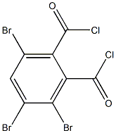 3,4,6-Tribromophthalic acid dichloride Structure