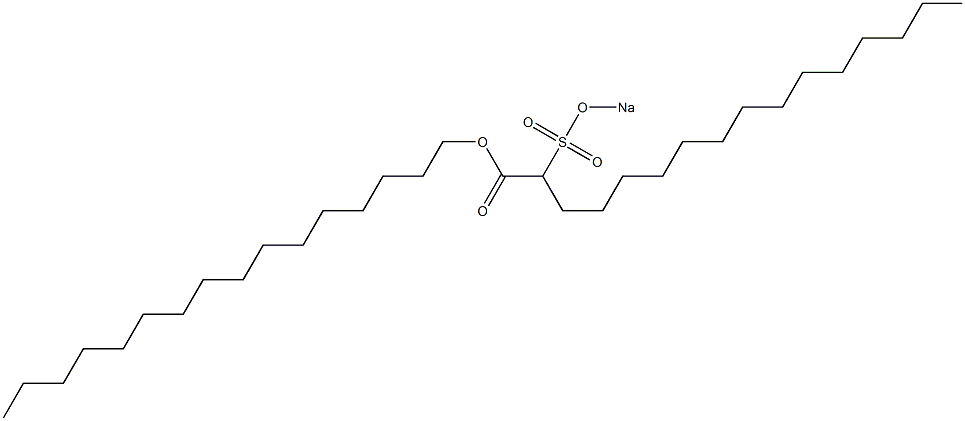 2-(Sodiosulfo)hexadecanoic acid hexadecyl ester 구조식 이미지