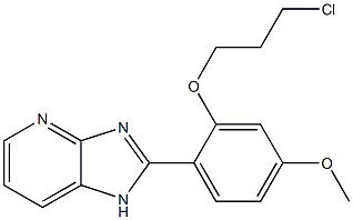 2-[2-(3-Chloropropoxy)-4-methoxyphenyl]-1H-imidazo[4,5-b]pyridine Structure