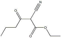 2-Cyano-3-oxohexanoic acid ethyl ester 구조식 이미지