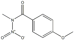 N-Methyl-N-nitro-4-methoxybenzamide Structure