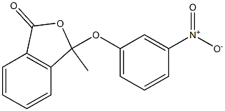 3-Methyl-3-(3-nitrophenoxy)isobenzofuran-1(3H)-one 구조식 이미지