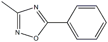 5-Phenyl-3-methyl-1,2,4-oxadiazole 구조식 이미지