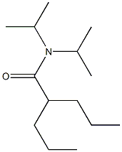 N,N-Diisopropyl-2-propylvaleramide 구조식 이미지