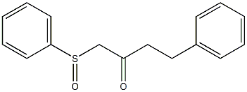 1-(Phenylsulfinyl)-4-phenyl-2-butanone 구조식 이미지