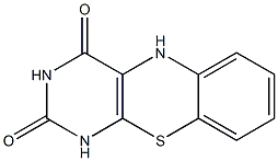 1,3,4,5-Tetrahydro-2H-pyrimido[4,5-b][1,4]benzothiazine-2,4-dione Structure