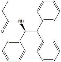 (+)-N-[(S)-1,2,2-Triphenylethyl]propionamide 구조식 이미지