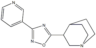 5-(1-Azabicyclo[2.2.2]octan-3-yl)-3-(3-pyridinyl)-1,2,4-oxadiazole Structure