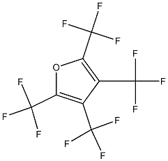 2,3,4,5-Tetrakis(trifluoromethyl)furan 구조식 이미지