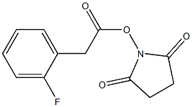 2-Fluorobenzeneacetic acid succinimidyl ester Structure